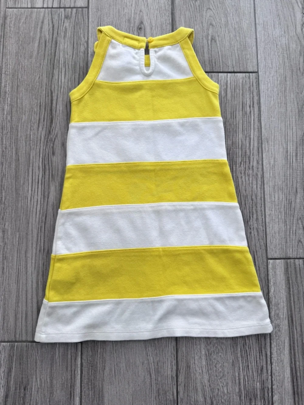 Baby GAP Yellow & White Striped Dress Bow NWOT, Size 3T - Picture 3 of 6
